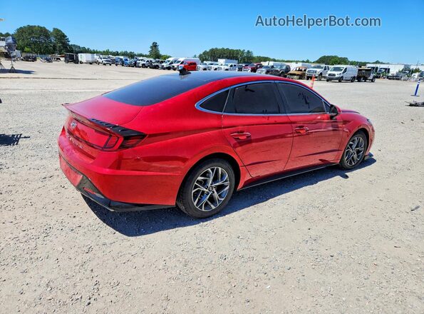 5NPEF4JA2LH039683 2020 HYUNDAI SONATA Burgundy Հետևի աջ