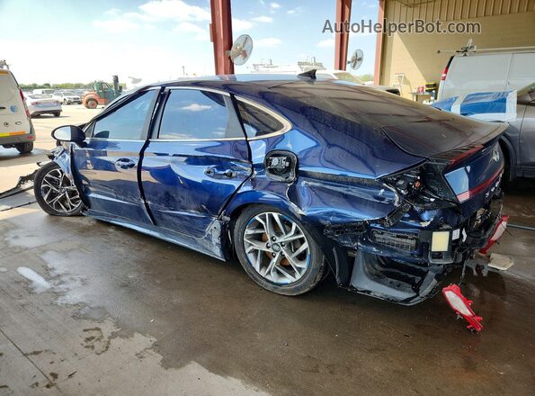 5NPEF4JA2LH059495 2020 HYUNDAI SONATA Blue 