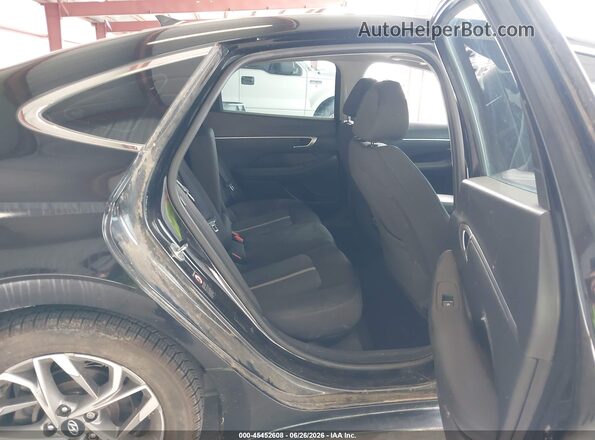 5NPEF4JA2MH080400 2021 HYUNDAI SONATA Black Вид наклейки з VIN-кодом