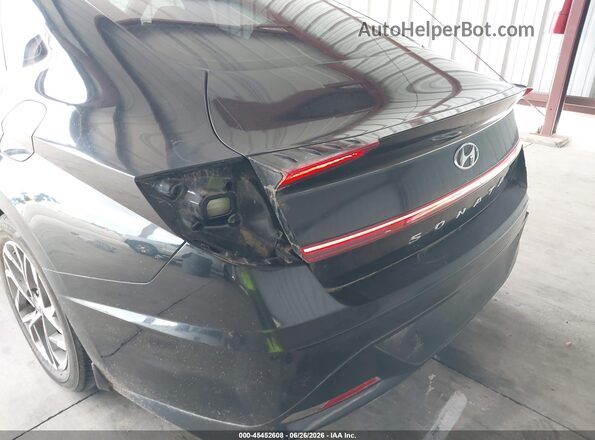 5NPEF4JA2MH080400 2021 HYUNDAI SONATA Black Вид задньої частини салону