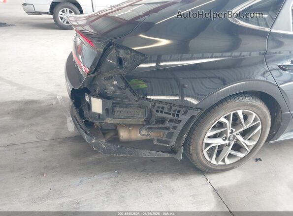 5NPEF4JA2MH080400 2021 HYUNDAI SONATA Black Вид щитка приладів