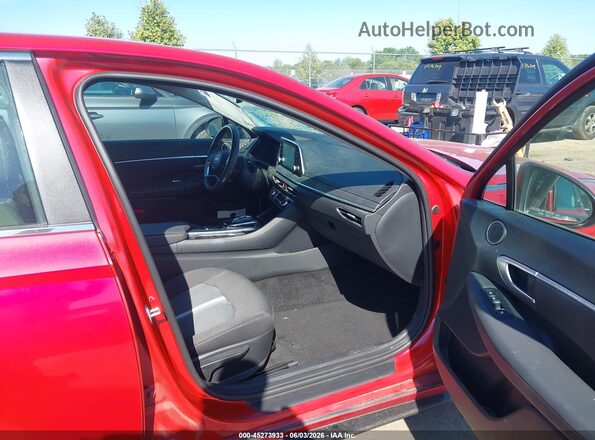 5NPEF4JA3LH059893 2020 HYUNDAI SONATA Red Widok wnętrza z przodu