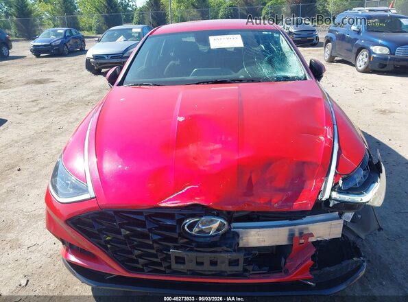 5NPEF4JA3LH059893 2020 HYUNDAI SONATA Red Widok z przodu