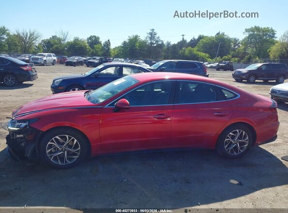 5NPEF4JA3LH059893 2020 HYUNDAI SONATA Red Widok wnętrza 360 stopni