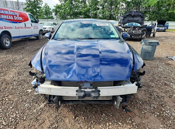 5NPEF4JA5LH007391 2020 HYUNDAI SONATA Blue Front view
