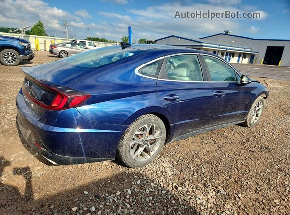 5NPEF4JA5LH007391 2020 HYUNDAI SONATA Blue Rear right