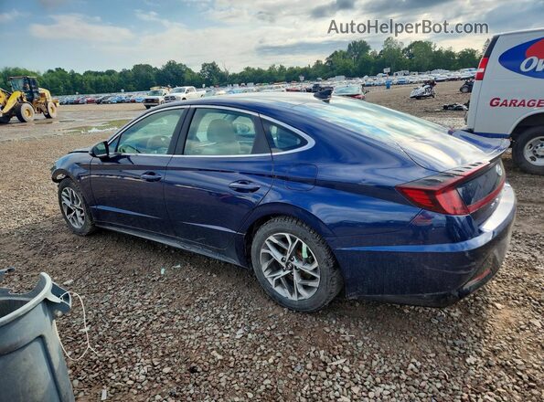 5NPEF4JA5LH007391 2020 HYUNDAI SONATA Blue Rear left