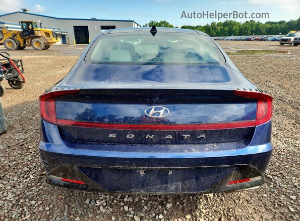5NPEF4JA5LH007391 2020 HYUNDAI SONATA Blue Rear view