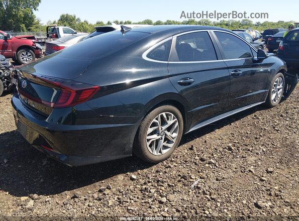 5NPEF4JA5LH060754 2020 HYUNDAI SONATA Black Задня права чверть
