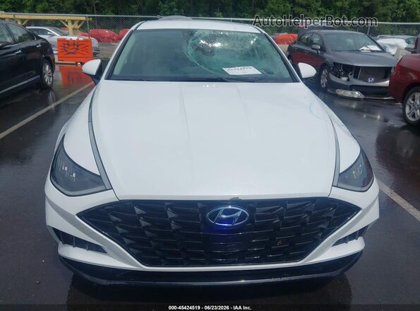 5NPEF4JA8LH014805 2020 HYUNDAI SONATA Белый Вид щитка приборов