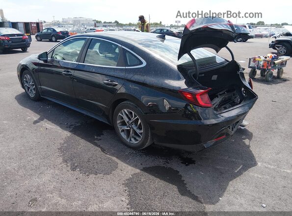 5NPEF4JA8MH063813 2021 HYUNDAI SONATA Black Rear left