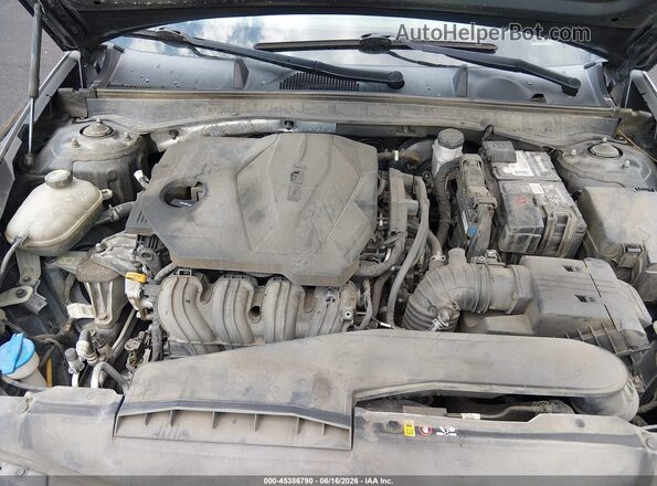 5NPEF4JA8MH063813 2021 HYUNDAI SONATA Black Rear view
