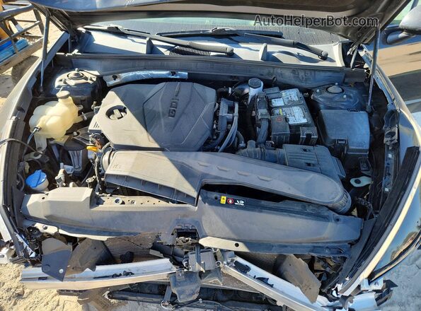 5NPEF4JA8MH084077 2021 HYUNDAI SONATA Black უკანა სალონის ხედი