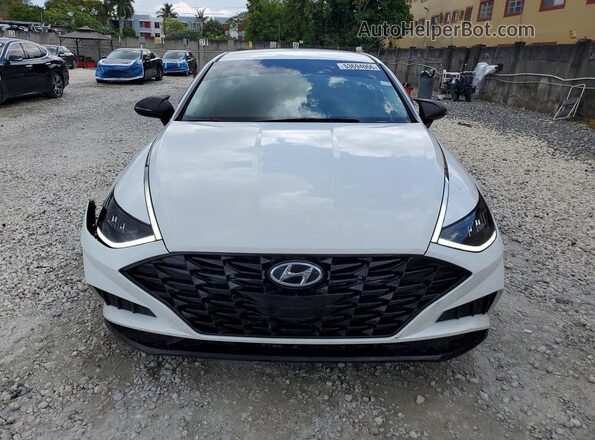 5NPEF4JA9LH014781 2020 HYUNDAI SONATA White წინა ხედი