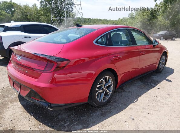 5NPEF4JA9LH058490 2020 HYUNDAI SONATA Red უკანა მარჯვენა