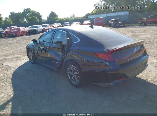 5NPEF4JAXLH018936 2020 HYUNDAI SONATA Black Задня ліва чверть