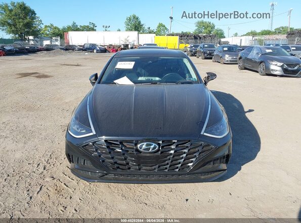 5NPEF4JAXLH018936 2020 HYUNDAI SONATA Black Вид щитка приладів