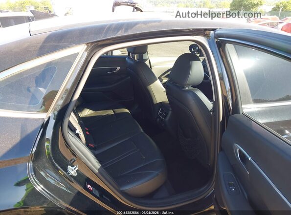 5NPEF4JAXLH018936 2020 HYUNDAI SONATA Black Вид наклейки з VIN-кодом