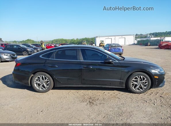 5NPEF4JAXLH018936 2020 HYUNDAI SONATA Black Вид задньої частини салону