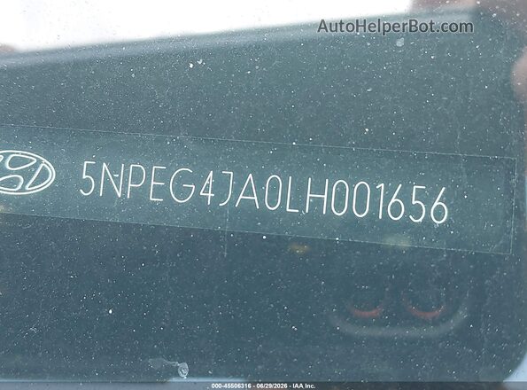 5NPEG4JA0LH001656 2020 HYUNDAI SONATA White Շարժիչի բաժամունքի տեսք