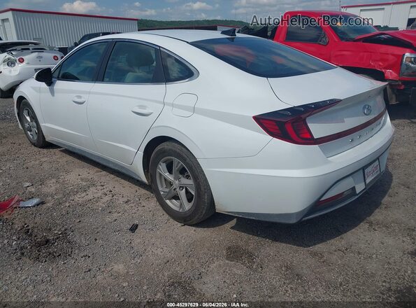 5NPEG4JA0MH078366 2021 HYUNDAI SONATA Белый Задняя левая четверть