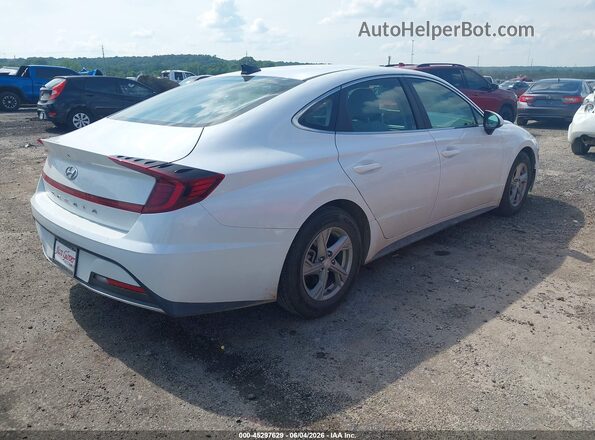 5NPEG4JA0MH078366 2021 HYUNDAI SONATA Белый Задняя правая четверть