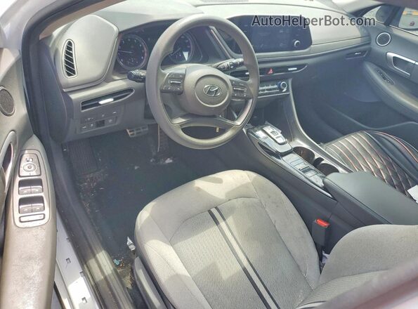 5NPEG4JA2MH120164 2021 HYUNDAI SONATA Белый Вид панели приборов