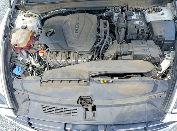 5NPEG4JA2MH120164 2021 HYUNDAI SONATA Белый Вид задней части салона