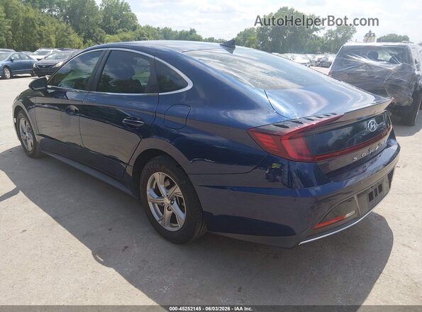 5NPEG4JA3LH037597 2020 HYUNDAI SONATA Синий Задняя левая четверть