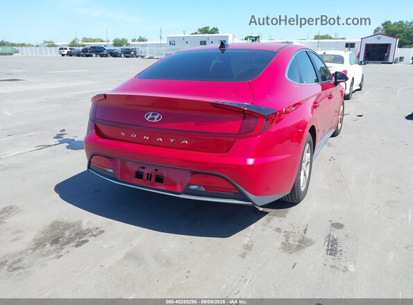 5NPEG4JA3MH081018 2021 HYUNDAI SONATA Красный Задняя правая четверть