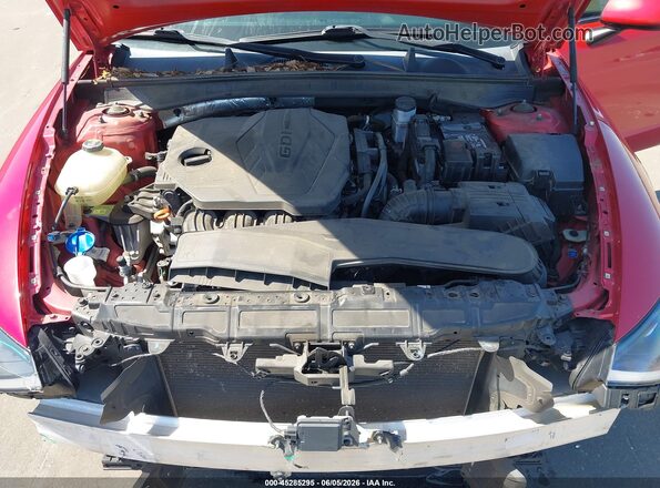 5NPEG4JA3MH081018 2021 HYUNDAI SONATA Красный Вид сзади