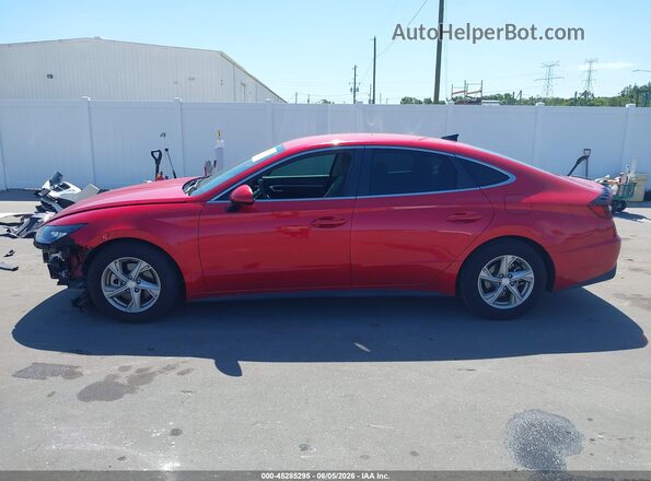 5NPEG4JA3MH081018 2021 HYUNDAI SONATA Красный Панорамный вид салона 360°