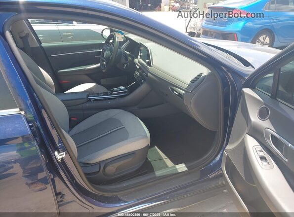 5NPEG4JA3MH105771 2021 HYUNDAI SONATA Синий Вид салона спереди