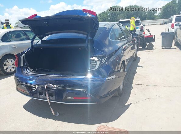 5NPEG4JA3MH105771 2021 HYUNDAI SONATA Синий Задняя правая четверть