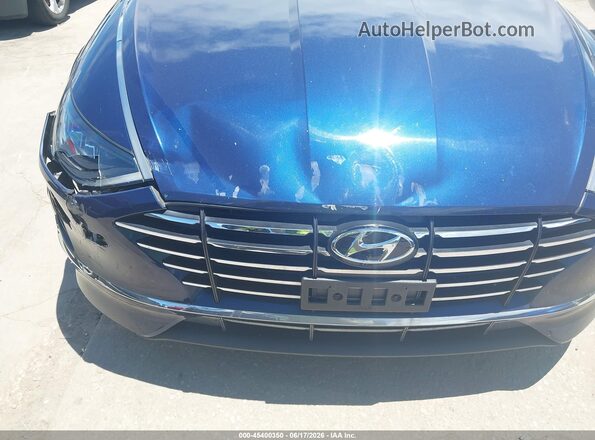 5NPEG4JA3MH105771 2021 HYUNDAI SONATA Синий Вид спереди