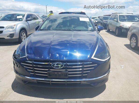 5NPEG4JA3MH105771 2021 HYUNDAI SONATA Синий Вид щитка приборов