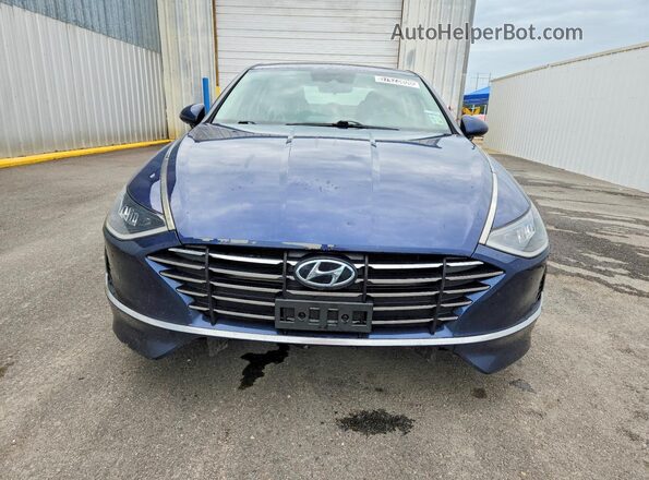 5NPEG4JA3MH113594 2021 HYUNDAI SONATA Blue Vista frontal