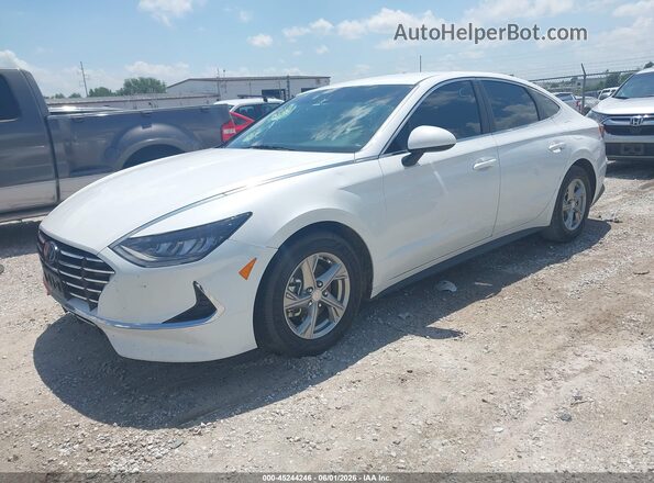 5NPEG4JA3NH133605 2022 HYUNDAI SONATA White Przód lewy