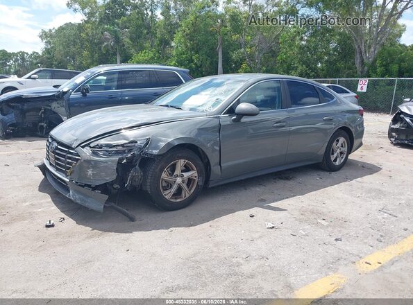 5NPEG4JA4NH147075 2022 HYUNDAI SONATA Gray Front left