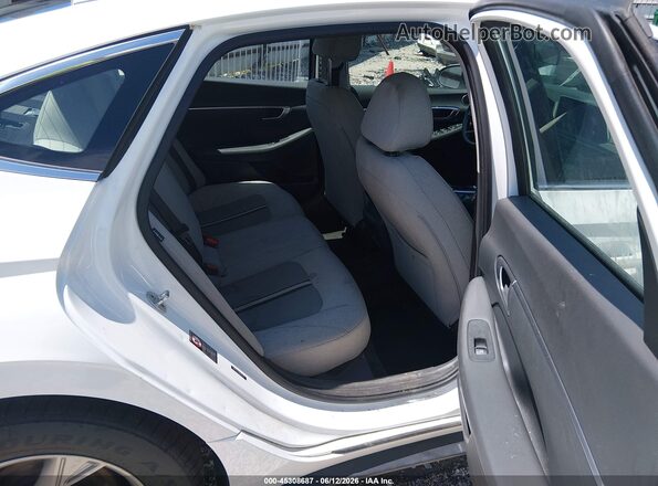 5NPEG4JA5MH068142 2021 HYUNDAI SONATA White Widok naklejki z numerem VIN