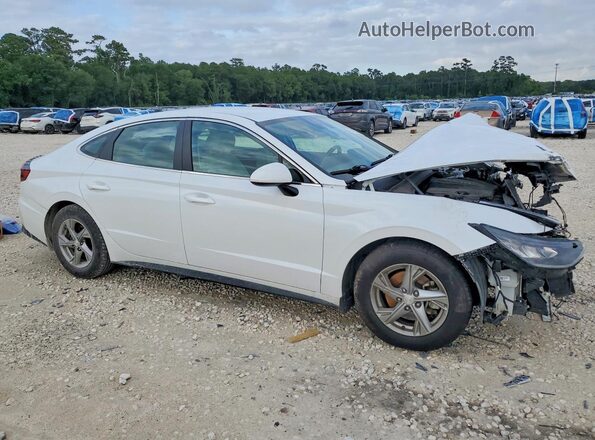 5NPEG4JA6MH063659 2021 HYUNDAI SONATA Белый Передняя правая четверть