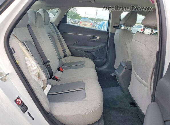 5NPEG4JA6MH063659 2021 HYUNDAI SONATA Белый Вид задних сидений