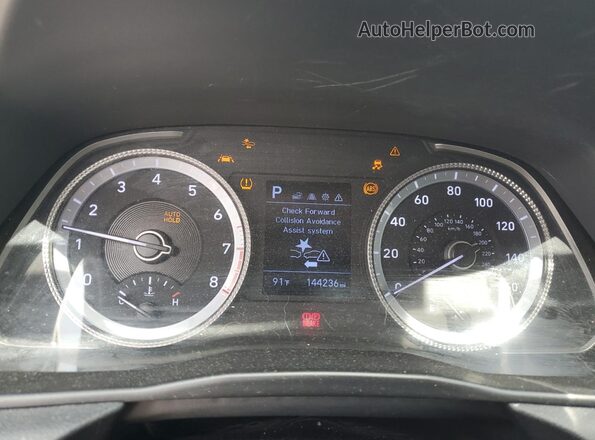 5NPEG4JA8MH127328 2021 HYUNDAI SONATA Gray 