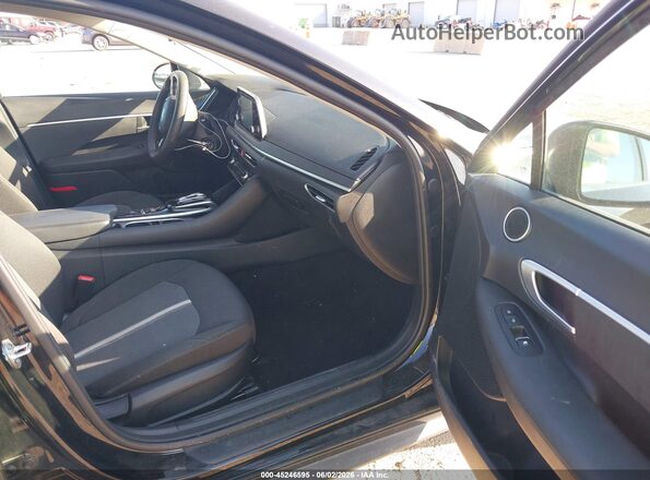 5NPEG4JA9LH047695 2020 HYUNDAI SONATA Черный Вид салона спереди