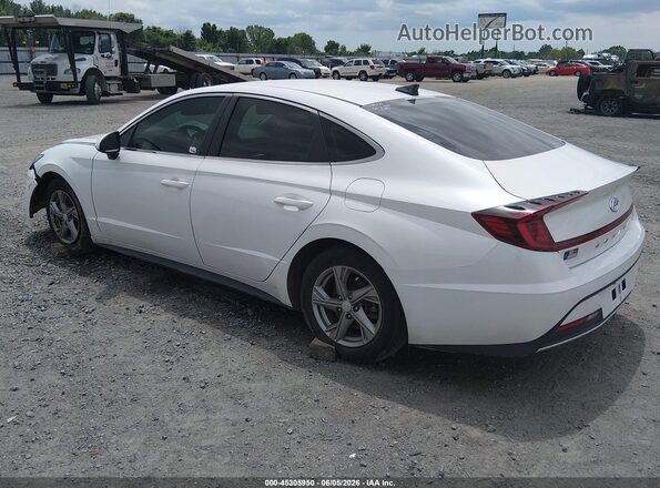 5NPEG4JAXLH009876 2020 HYUNDAI SONATA White Trasero izquierdo