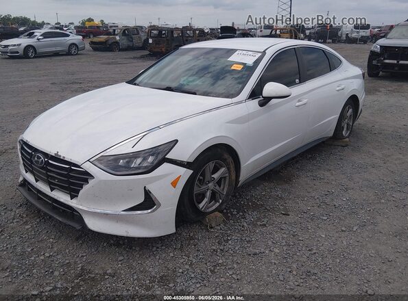 5NPEG4JAXLH009876 2020 HYUNDAI SONATA White Vista tres cuartos delantera izquierda