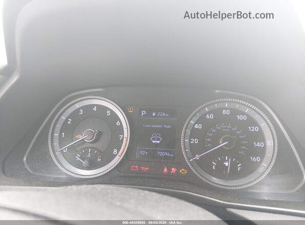5NPEG4JAXLH009876 2020 HYUNDAI SONATA White Vista de los asientos traseros