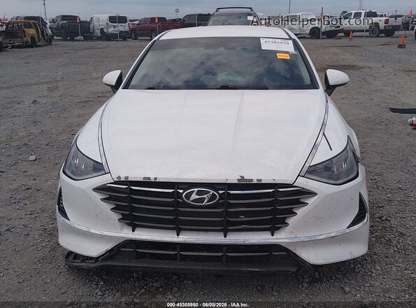 5NPEG4JAXLH009876 2020 HYUNDAI SONATA White Vista del cuadro de instrumentos