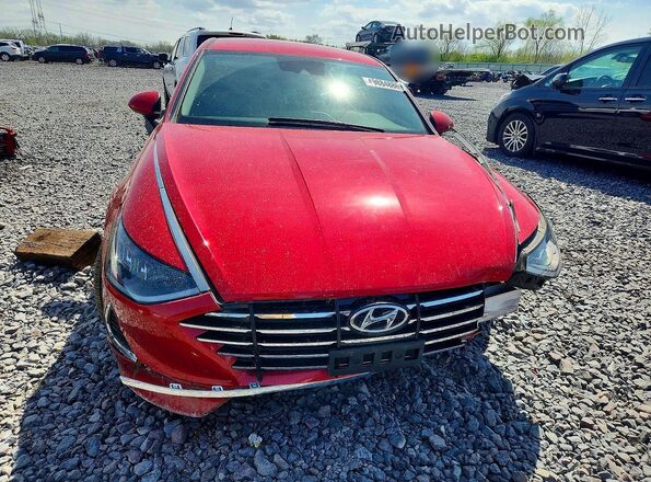 5NPEG4JAXLH034230 2020 HYUNDAI SONATA Red წინა ხედი