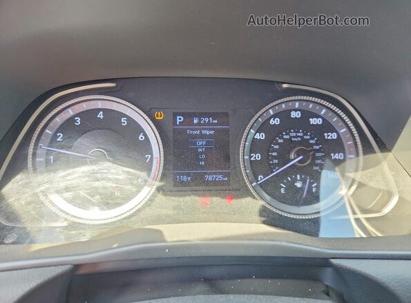 5NPEG4JAXLH034230 2020 HYUNDAI SONATA Red ხელსაწყოთა პანელის ხედი